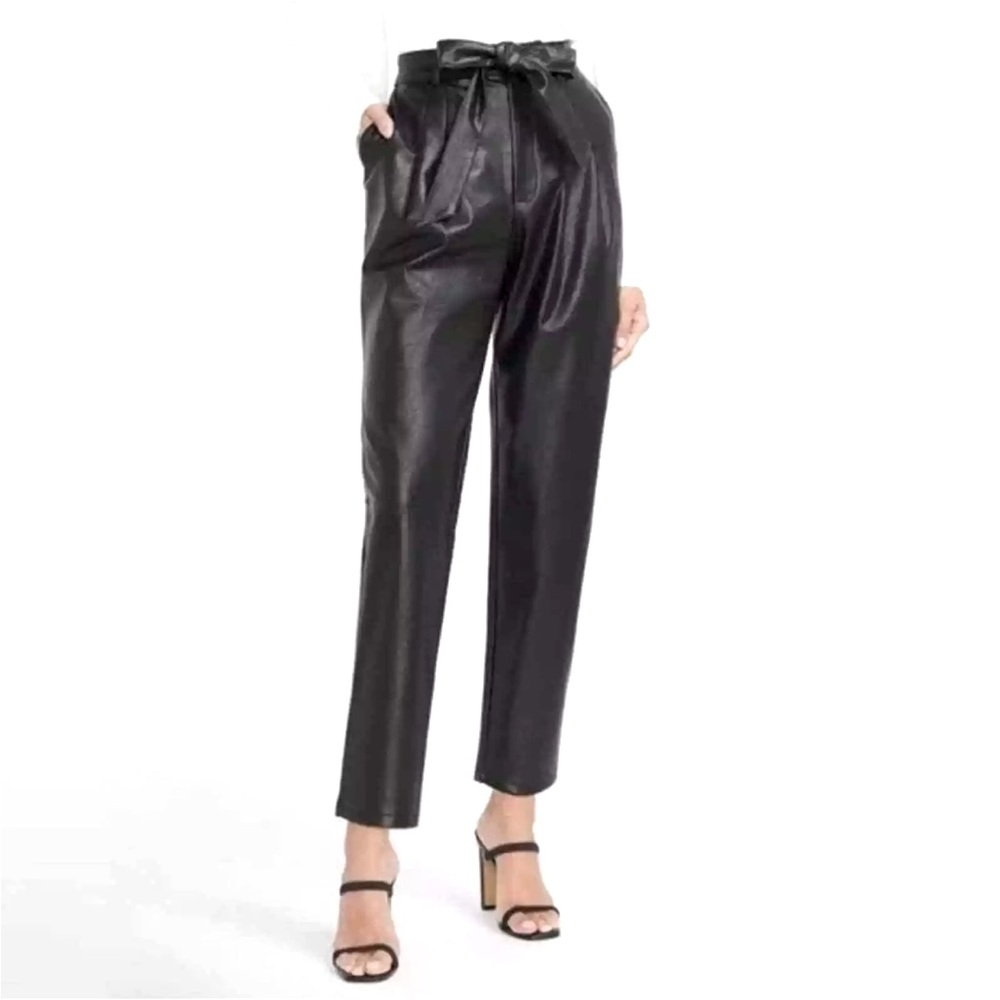 Express High Waist Leather Pant